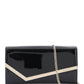 Jimmy choo patent leather emmie clutch