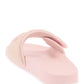 Jimmy choo fitz slides with lycra logoed bang