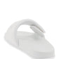 Jimmy choo fitz slides with lycra logoed bang