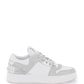 Jimmy choo 'florent' glittered sneakers with lettering logo