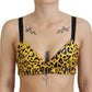 Dolce & Gabbana Chic Leopard Print Sleeveless Corset Top