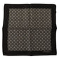 Dolce & Gabbana Elegant Black Silk Men's Scarf Wrap