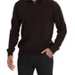 Dolce & Gabbana Elegant Cashmere Zippered Pullover Sweater