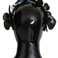Dolce & Gabbana Floral Butterfly Sequin Diadem Tiara Headband