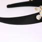 Dolce & Gabbana Elegant Black Crystal Headband Diadem