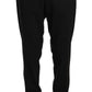 Dolce & Gabbana Black Wool Stretch Dress Trousers Pants