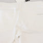 Dolce & Gabbana Elegant White Mid Waist Skinny Jeans
