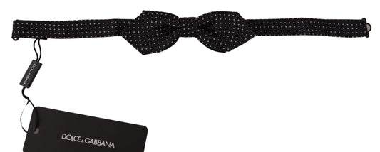 Dolce & Gabbana Exquisite Silk Polka Dot Bow Tie