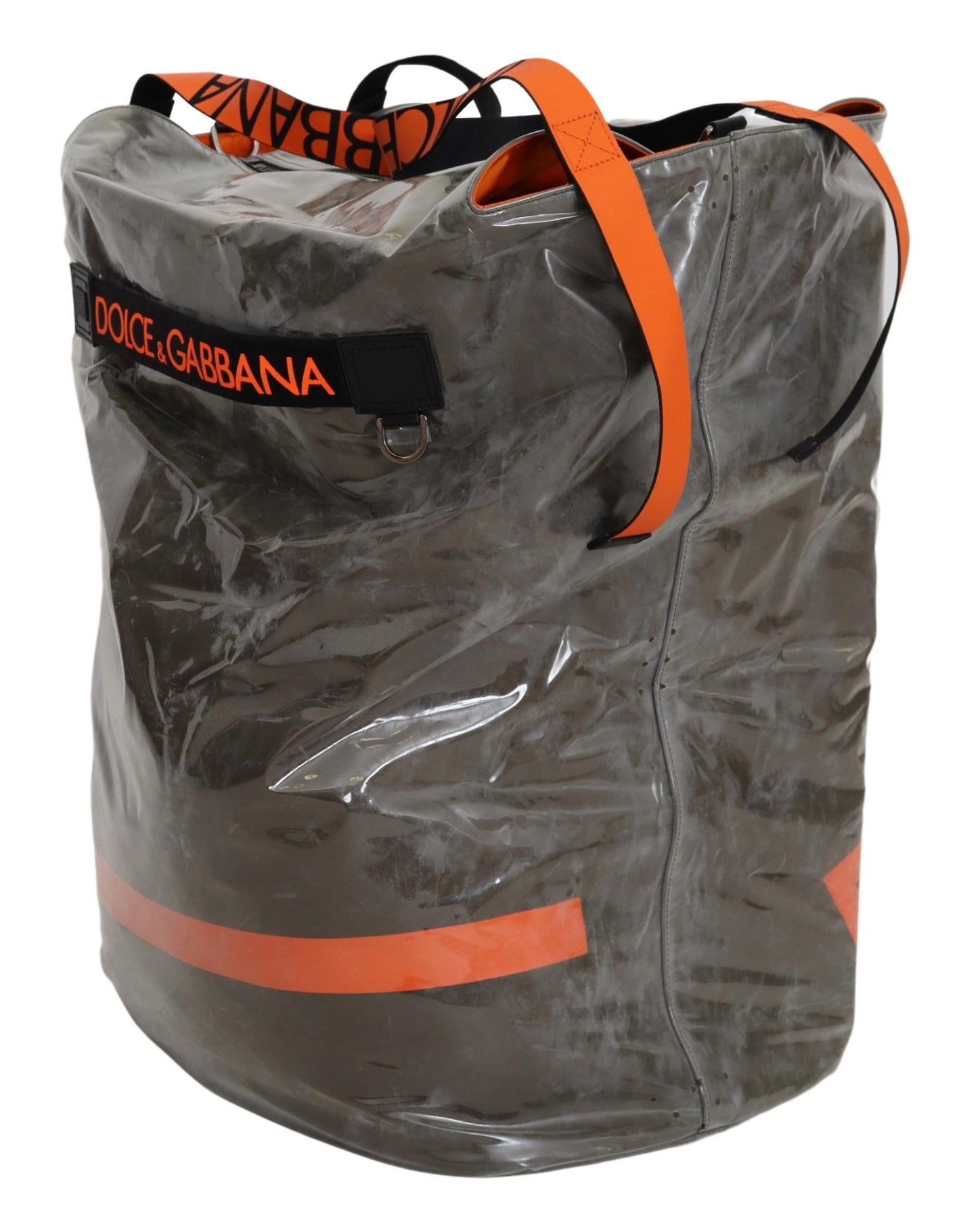 Dolce & Gabbana Cotton Men Large Fabric Green Shopping Tote Bag