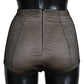 Dolce & Gabbana Bottoms Underwear Beige With Black Net