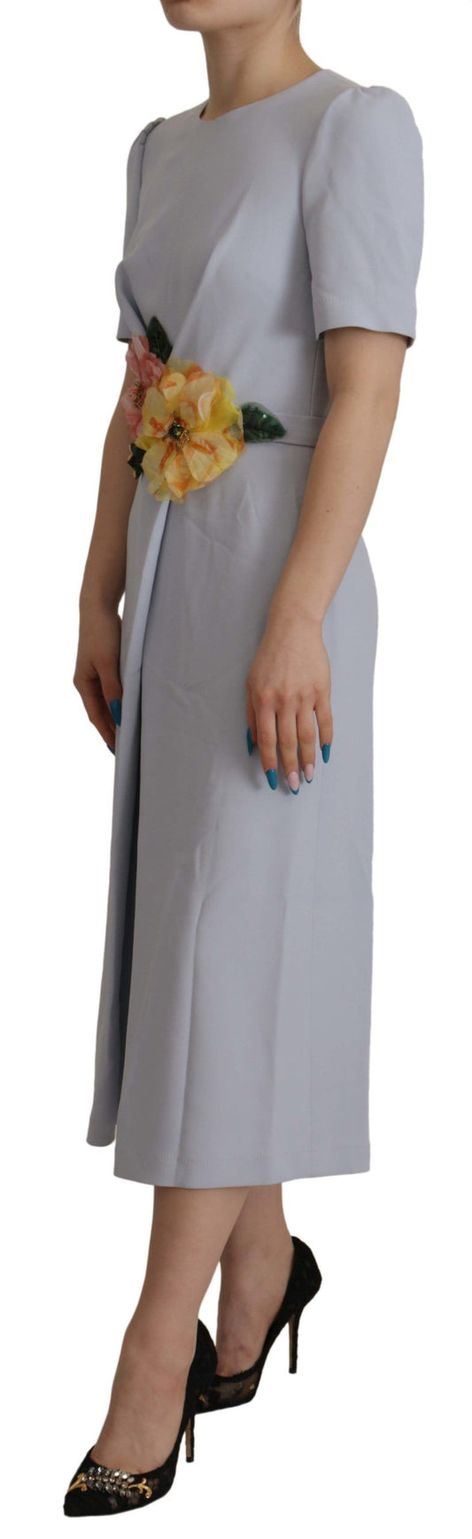 Dolce & Gabbana Elegant Light Blue A-line Dress
