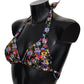 Dolce & Gabbana Chic Floral Printed Bikini Top