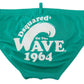 Dsquared² Chic Green Swim Briefs with White Logo