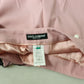 Dolce & Gabbana Chic MidWaist Virgin Wool Pink Pants