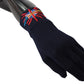 Dolce & Gabbana Blue Virgin Wool Unisex Gloves