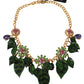 Dolce & Gabbana Elegant Floral Sicily Charm Necklace