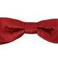 Dolce & Gabbana Elegant Silk Red Bow Tie