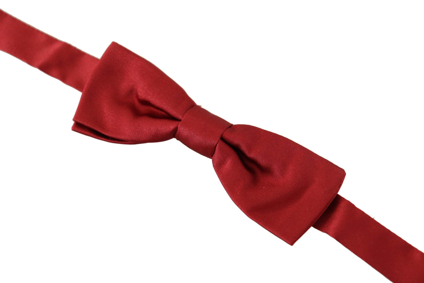 Dolce & Gabbana Elegant Silk Red Bow Tie