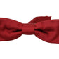 Dolce & Gabbana Elegant Silk Red Bow Tie