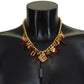 Dolce & Gabbana Opulent Multicolor Crystal Statement Necklace