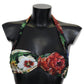 Dolce & Gabbana Chic Floral Print Bikini Top - Summer Elegance