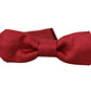 Dolce & Gabbana Elegant Red Silk Bow Tie