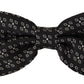 Dolce & Gabbana Elegant Polka Dot Silk Bow Tie