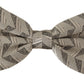Dolce & Gabbana Elegant Silk Grey Bow Tie
