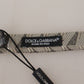 Dolce & Gabbana Elegant Silk Grey Bow Tie