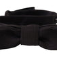 Dolce & Gabbana Elegant Silk Black Bow Tie