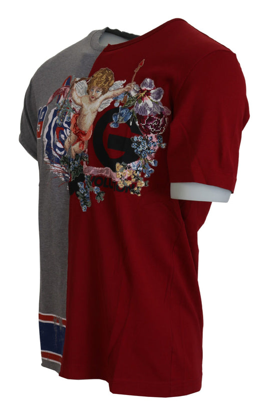 Dolce & Gabbana Floral Angels Crew Neck T-Shirt