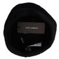 Dolce & Gabbana Elegant Black Virgin Wool Beanie Hat