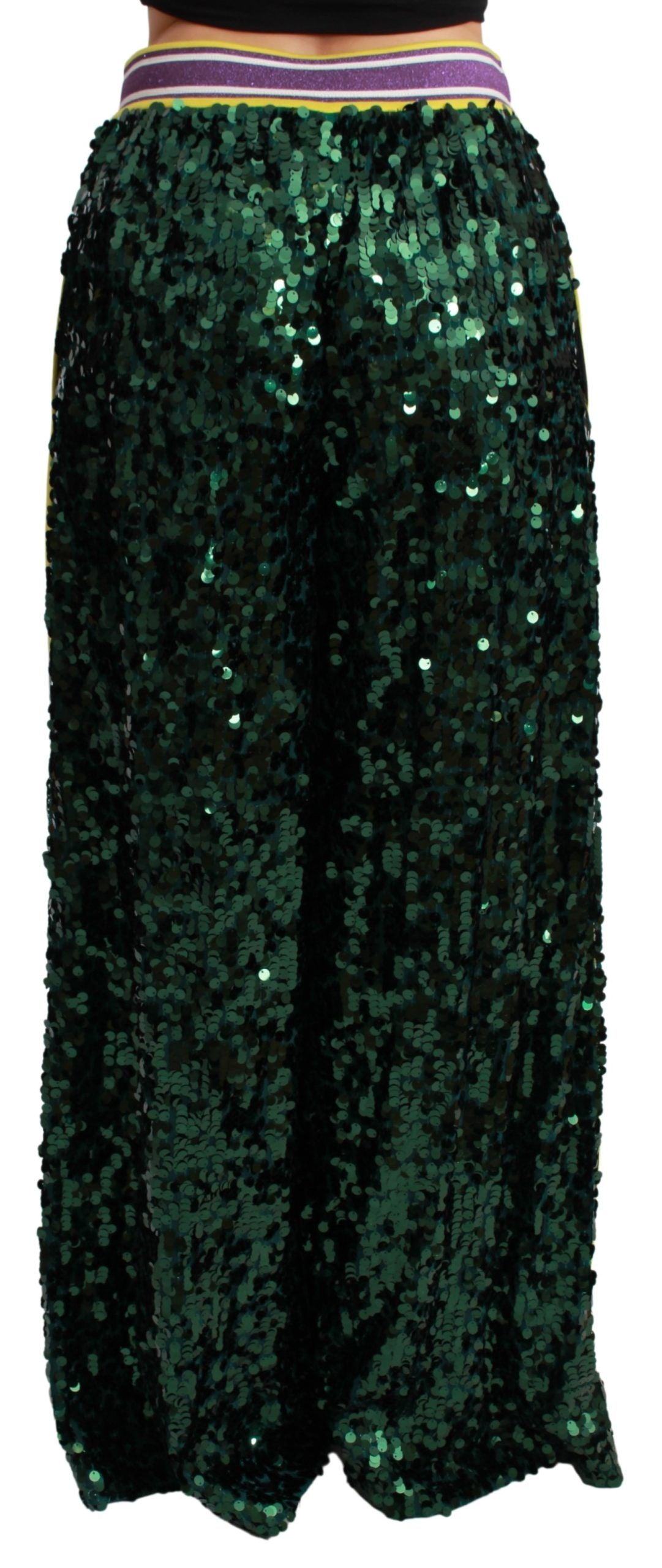 Dolce & Gabbana Exclusive Multicolor Sequined Pants