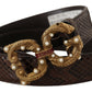 Dolce & Gabbana Elegant Snakeskin Leather Belt