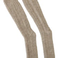 Dolce & Gabbana Chic Beige Wool Blend Over-the-Calf Socks