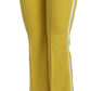 Dolce & Gabbana Chic Yellow Flare Pants for Elegant Evenings