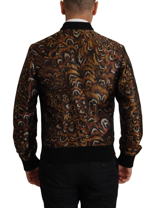 Dolce & Gabbana Elegant Brown Blouson Jacket