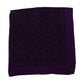 Dolce & Gabbana Elegant Silk Pocket Square in Purple