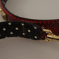 Dolce & Gabbana Red Python Leather Shoulder Bag Strap