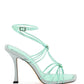 Jimmy choo metallic leather 'indiya 100' sandals
