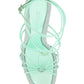 Jimmy choo metallic leather 'indiya 100' sandals