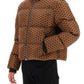 Bally short puffer jacket with pennant motif