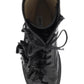 Jimmy choo nari flowers flat combat boots