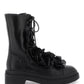 Jimmy choo nari flowers flat combat boots
