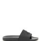 Jimmy choo 'port' rubber slides