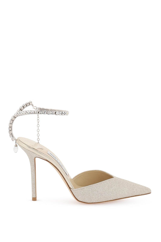 Jimmy choo 'saeda' pumps with glitter and crystals