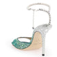 Jimmy choo saeda 100 sandals with degradé crystals