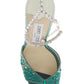 Jimmy choo saeda 100 sandals with degradé crystals
