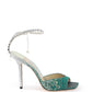 Jimmy choo saeda 100 sandals with degradé crystals