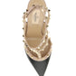 Valentino garavani rockstud slingback pumps